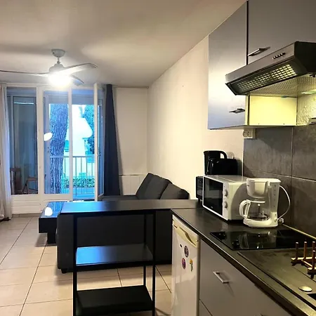 Lejlighed Studio With Balcony And Private Parking